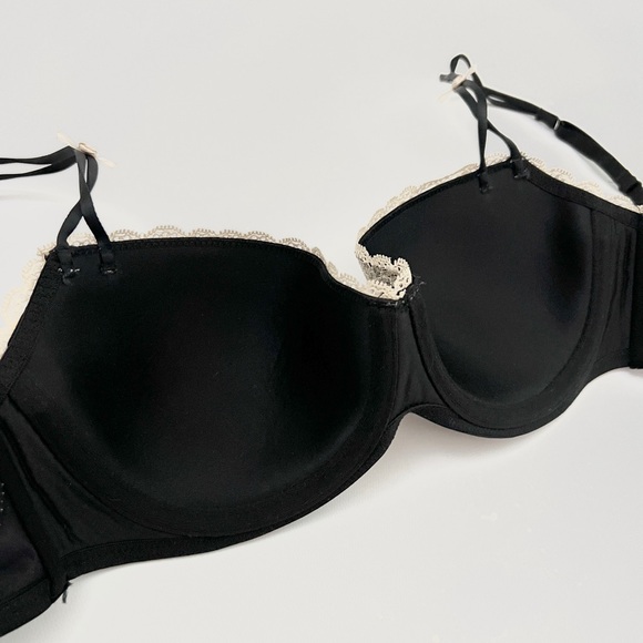 b.tempt’d | balconette vintage-inspired underwire demi lace push up bra | sz 34c - Picture 6 of 8